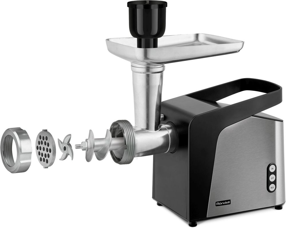 Мясорубка Rondell RDE-1455 2000Вт стальной