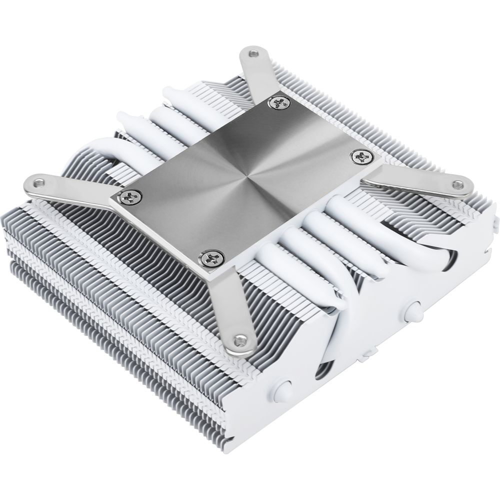 Кулер для процессора/ CPU Cooler Thermalright AXP-90 X47 White (4-pin PWM, 32mm, Ni/Cu, 4x6mm, 1x92mm, 42.58CFM, 22.4dBA, 2700RPM, S: 1851/1700/1200/115X, AM5/AM4, white)