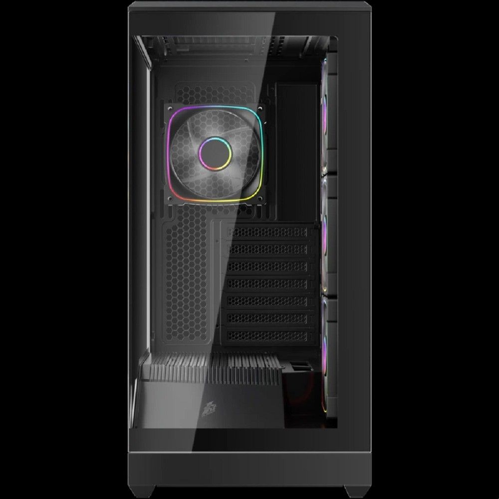 1STPLAYER Корпус GM7 ARGB Black / ATX / 4x120mm ARGB fans / GM7-BK-3FN7R-1FN7