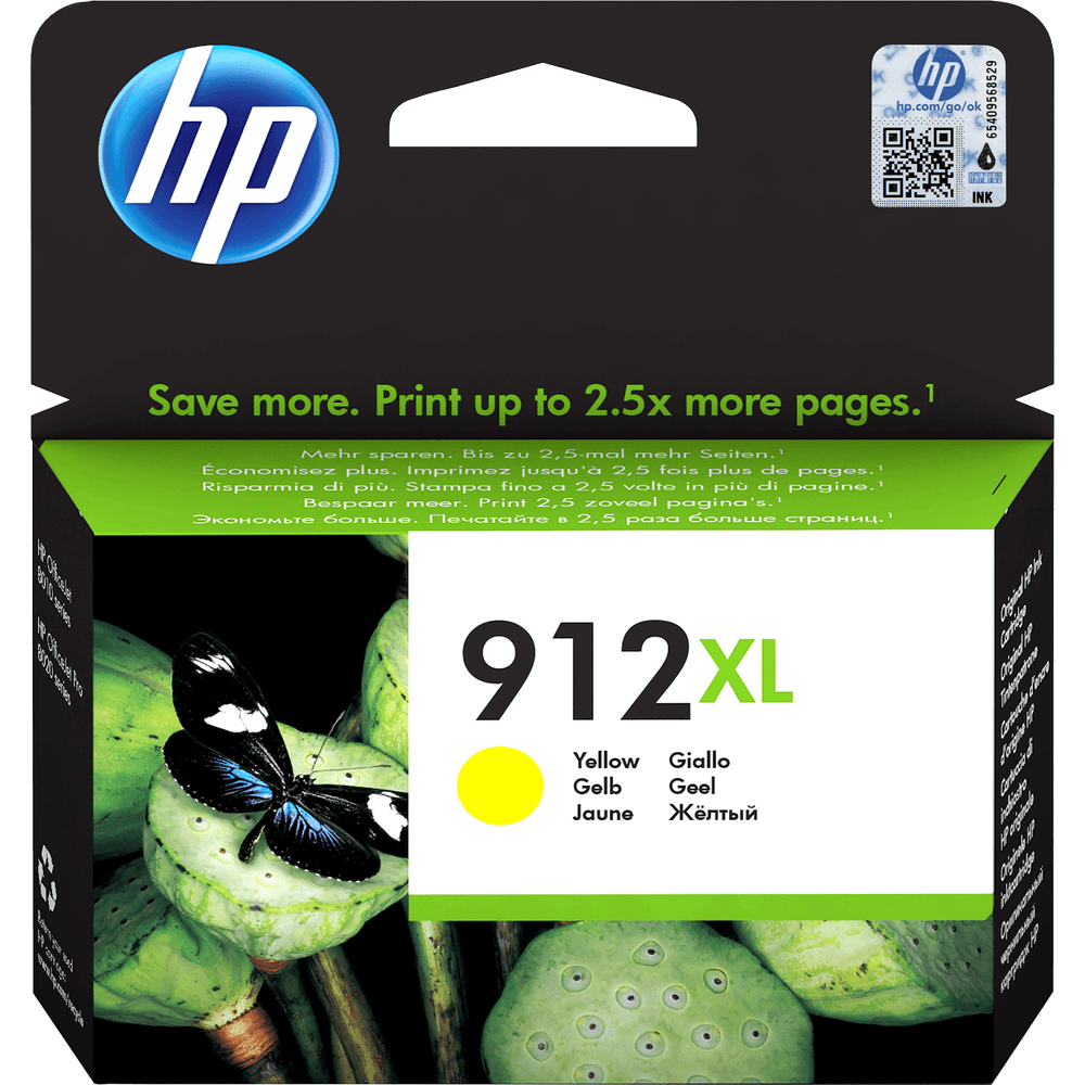 Картридж струйный HP 912XL 3YL83AE желтый (825стр.) для HP DJ IA