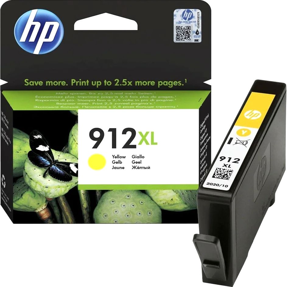 Картридж струйный HP 912XL 3YL83AE желтый (825стр.) для HP DJ IA