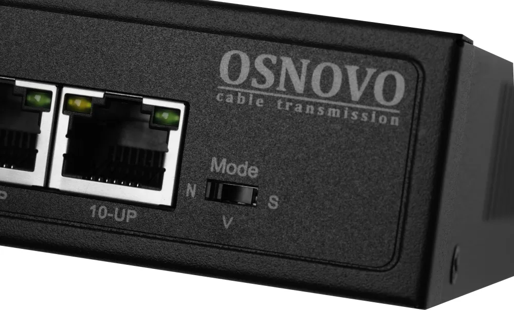Коммутатор Osnovo SW-21000(120W) (L2) 10x100Мбит/с 8PoE 120W неуправляемый