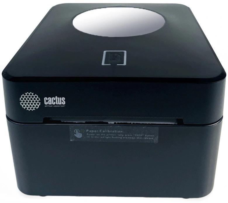 Термопринтер Cactus CS-TP-D410UB 203dpi 160мм/с/USB/BT для печ.этик. черный