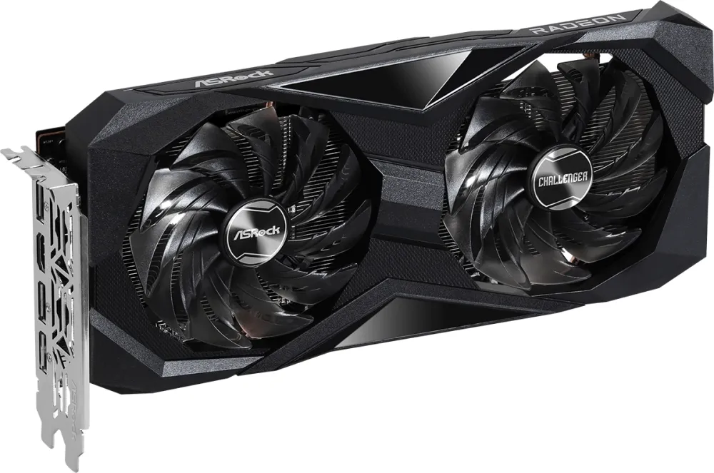 Видеокарта Asrock PCI-E 4.0 RX7600 CL 8GO AMD Radeon RX 7600 8Gb 128bit GDDR6 1770/18000 HDMIx1 DPx3 HDCP Ret