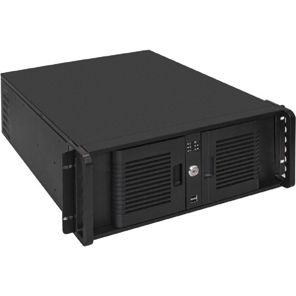 Exegate EX293569RUS Серверный корпус ExeGate Pro 4U480-15/4U4132 <RM 19", высота 4U, глубина 480, БП 1000ADS, USB>