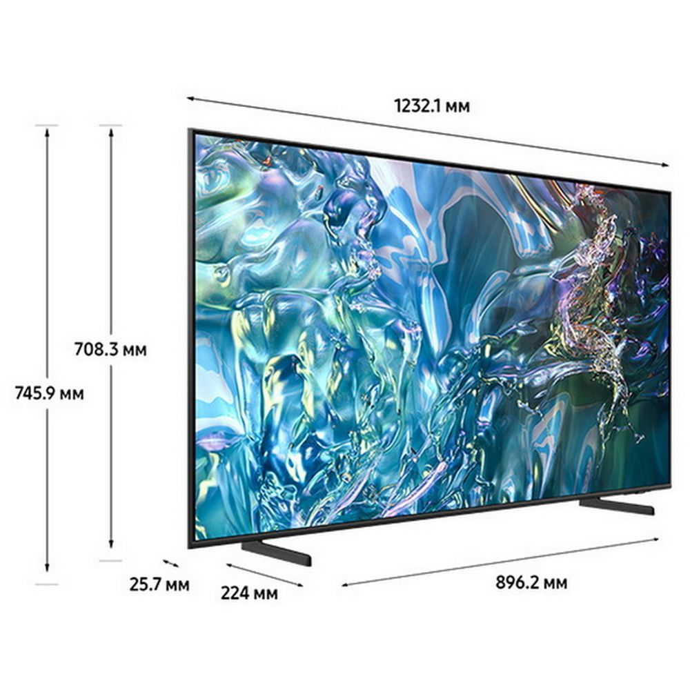 55" Телевизор Q-LED SAMSUNG QE55Q60DAUXRU