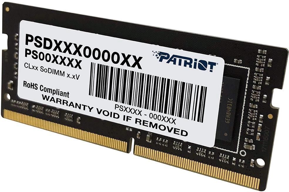 Оперативная память Patriot Signature Line [PSD416G32002S] DDR4 - 1x 16ГБ, 3200МГц, 22-22-22-52, SO-DIMM