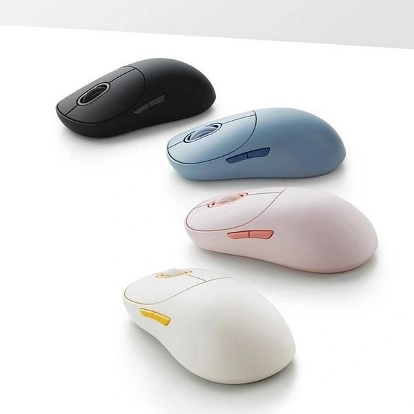 Мышь Xiaomi Wireless Mouse 3 черный оптическая 1200dpi silent беспров. BT/Radio USB для ноутбука 4but (BHR8913GL)