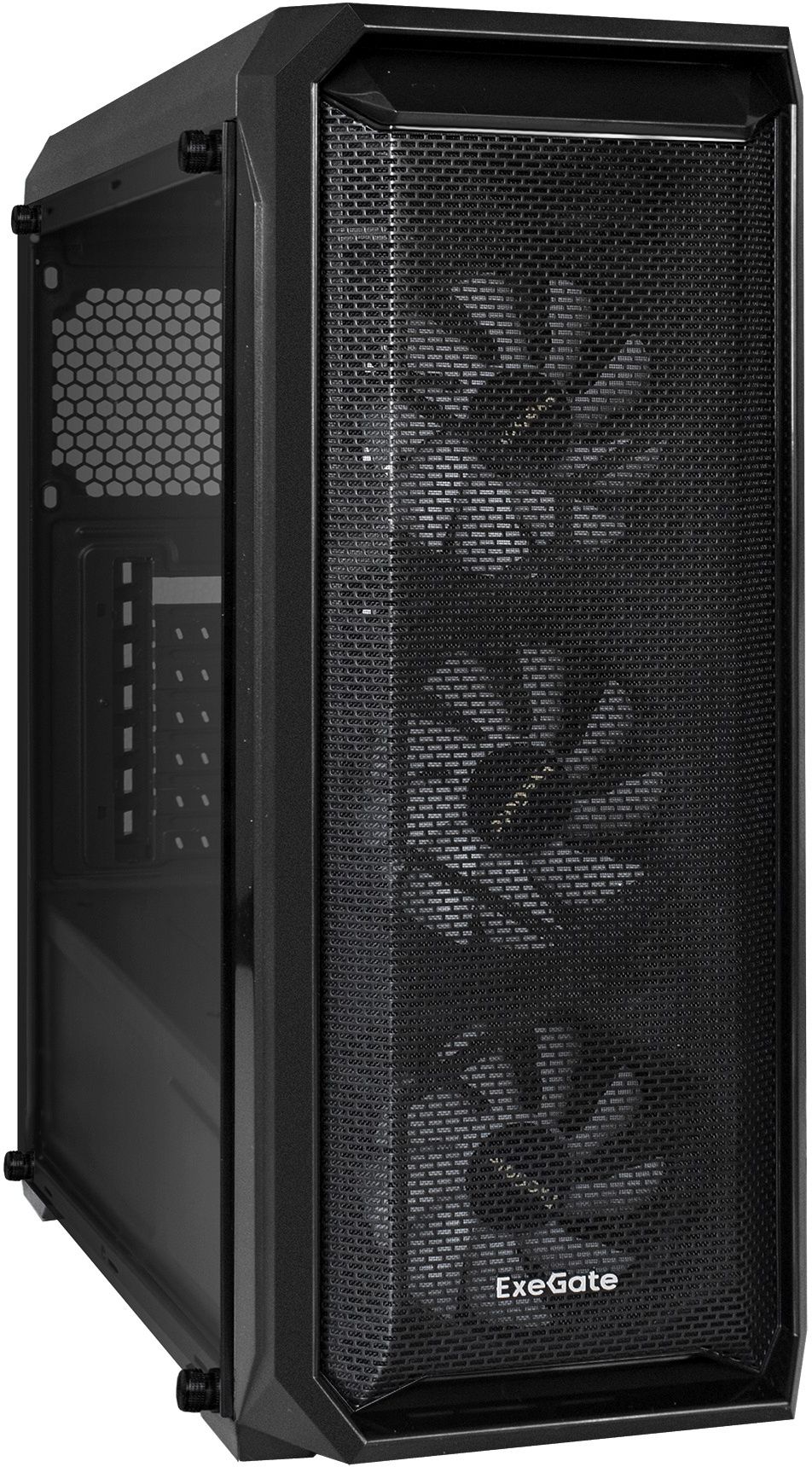 Корпус Exegate i3 Neo черный без БП ATX 3x120mm 2xUSB2.0 1xUSB3.0 audio bott PSU
