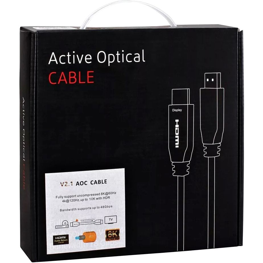Telecom TCG2120-20M Активный оптический кабель HDMI 19M/M,ver. 2.1, 8K@60 Hz 20m