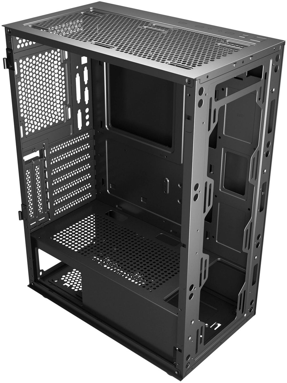 Корпус Bloody BD-CC115 черный без БП ATX 8x120mm 1xUSB2.0 1xUSB3.0 audio bott PSU