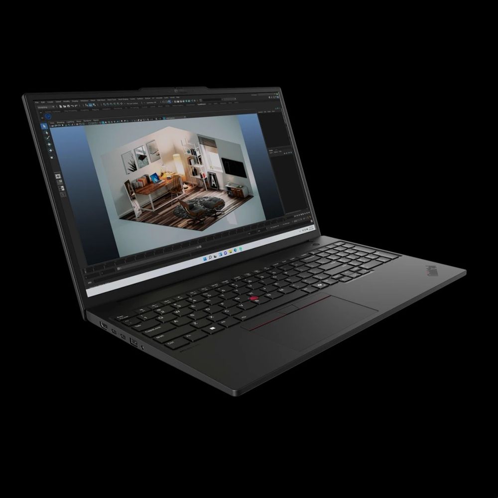 Ноутбук Lenovo ThinkPad P16s G3 Core Ultra 7 155H 32Gb SSD1Tb NVIDIA RTX 500 4Gb 16" OLED WQUXGA (3840x2400) Windows 11 Pro black WiFi BT Cam (21KTS4HD00)