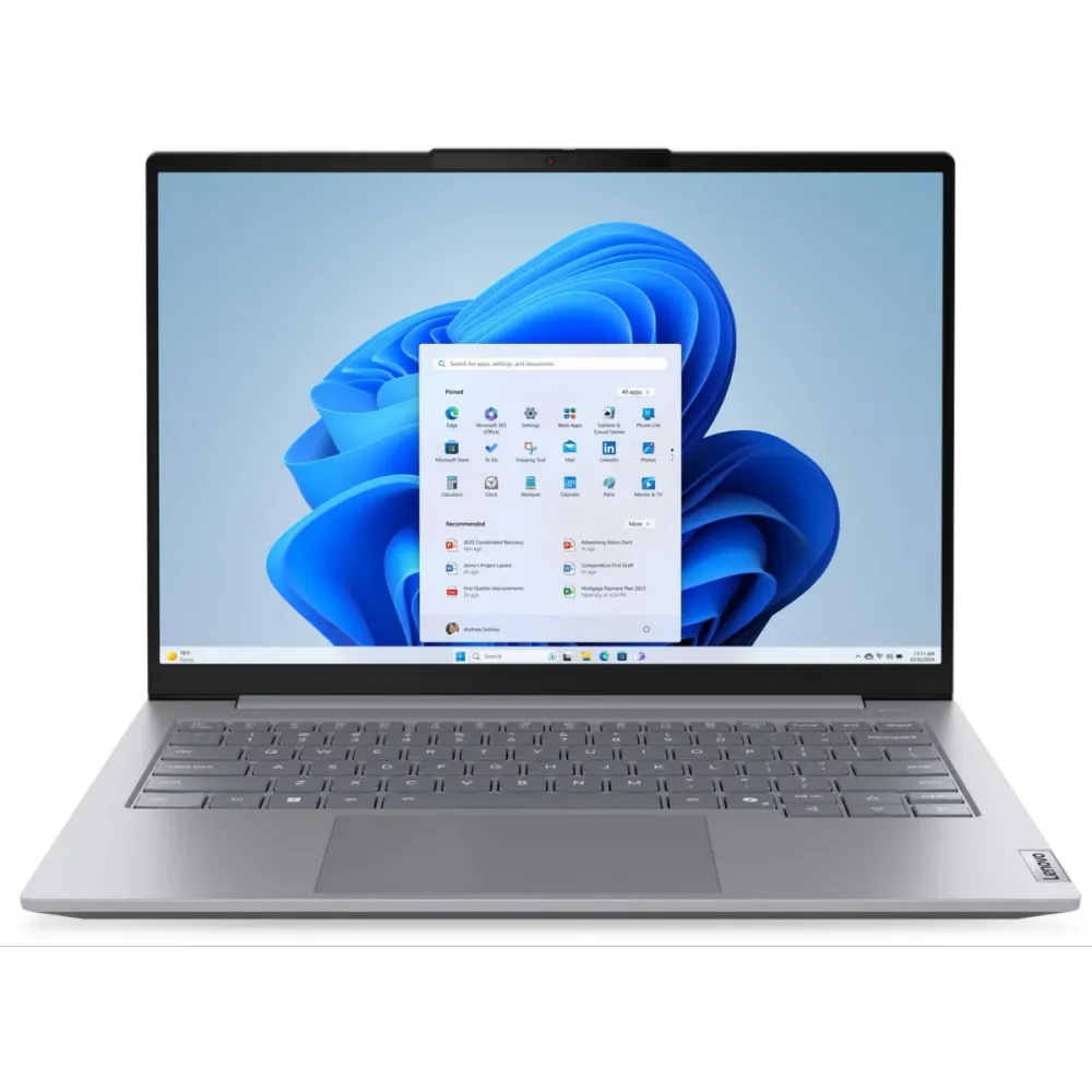 Lenovo Thinkbook 14 G9 IRL [21UY00E7CD] (КЛАВ.РУС.ГРАВ.) Arctic Grey 14" {WUXGA IPS 400nits 100sRGB Core 5 210H/16Gb/512Gb SSD/W11Home/Non-Backlit/AL-bottom}