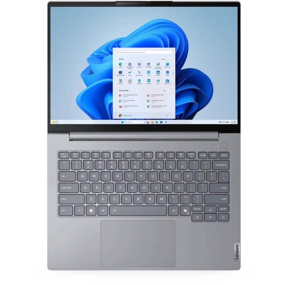 Lenovo Thinkbook 14 G9 IRL [21UY00E7CD] (КЛАВ.РУС.ГРАВ.) Arctic Grey 14" {WUXGA IPS 400nits 100sRGB Core 5 210H/16Gb/512Gb SSD/W11Home/Non-Backlit/AL-bottom}