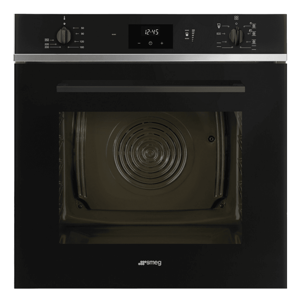 Встраиваемый духовой шкаф SMEG/ Встраиваемый духовой шкаф SMEG, 60 см, Selezione, пар SteamOne (20-40%), 50-250 градусов, LED-дисплей DigiScreen, галогенная подсветка, Soft Open/Close, 6 режимов, поворотные переключатели/сенсорные кнопки, ECO-функция с по