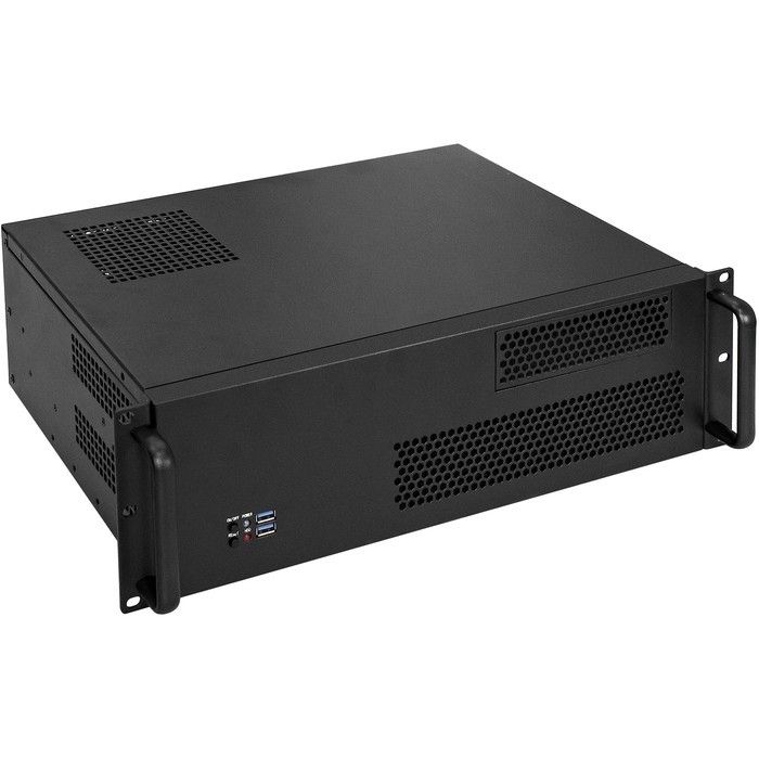 Exegate EX293669RUS Серверный корпус ExeGate Pro 3U330-02 <RM 19", высота 3U, глубина 330, БП 800PPH-SE 80 PLUS® Bronze, USB>