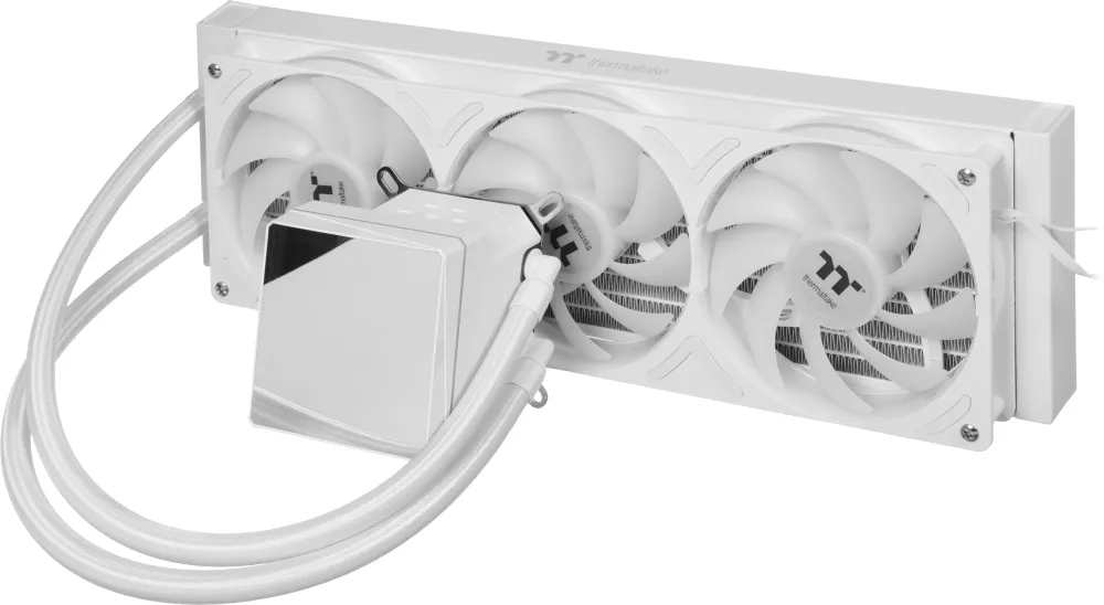 Система водяного охлаждения Thermaltake TH360 V3 Snow ARGB Soc-AM5/AM4/1200/1700/1851 белый 4-pin 37.8dB Al Ret (CL-W468-PL12SW-A)