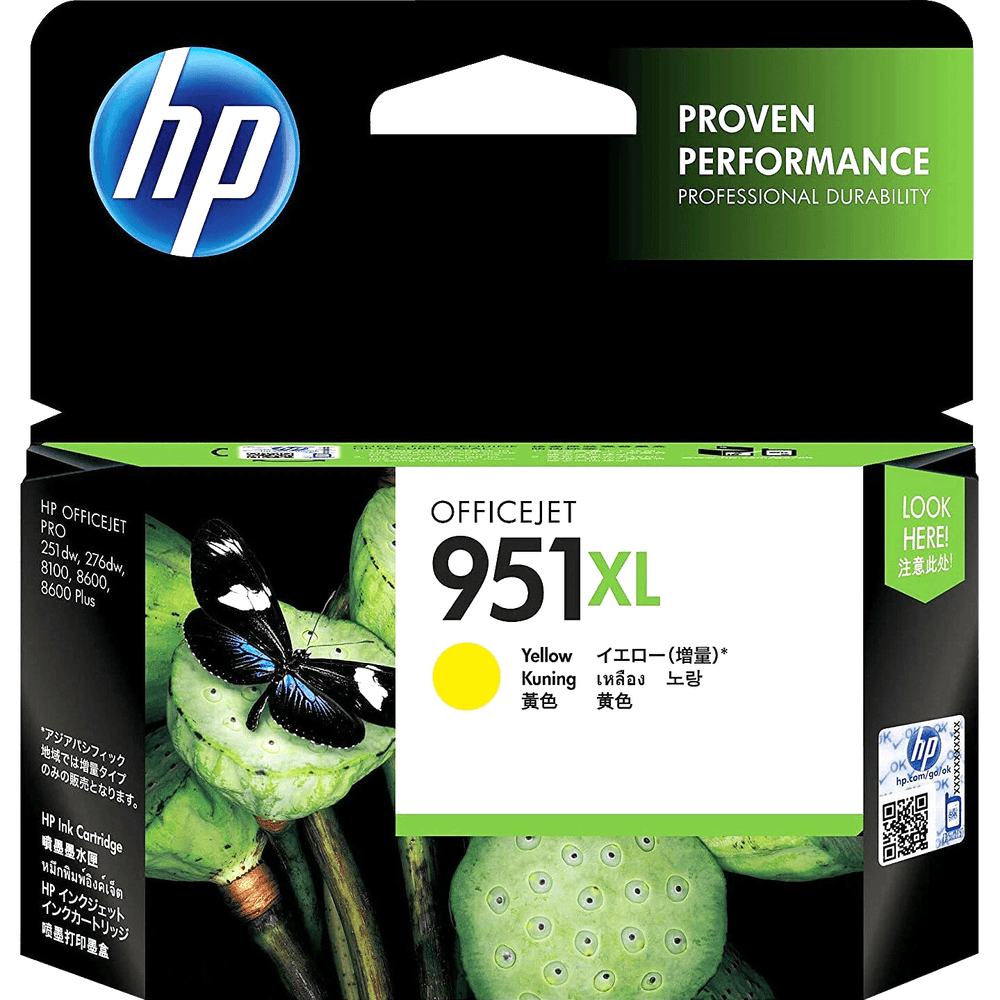 Картридж струйный HP 951XL CN048AE желтый (1500стр.) для HP OJ Pro 8100/8600