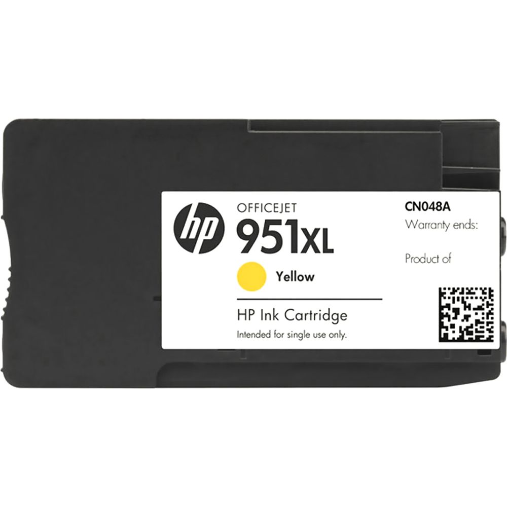 Картридж струйный HP 951XL CN048AE желтый (1500стр.) для HP OJ Pro 8100/8600