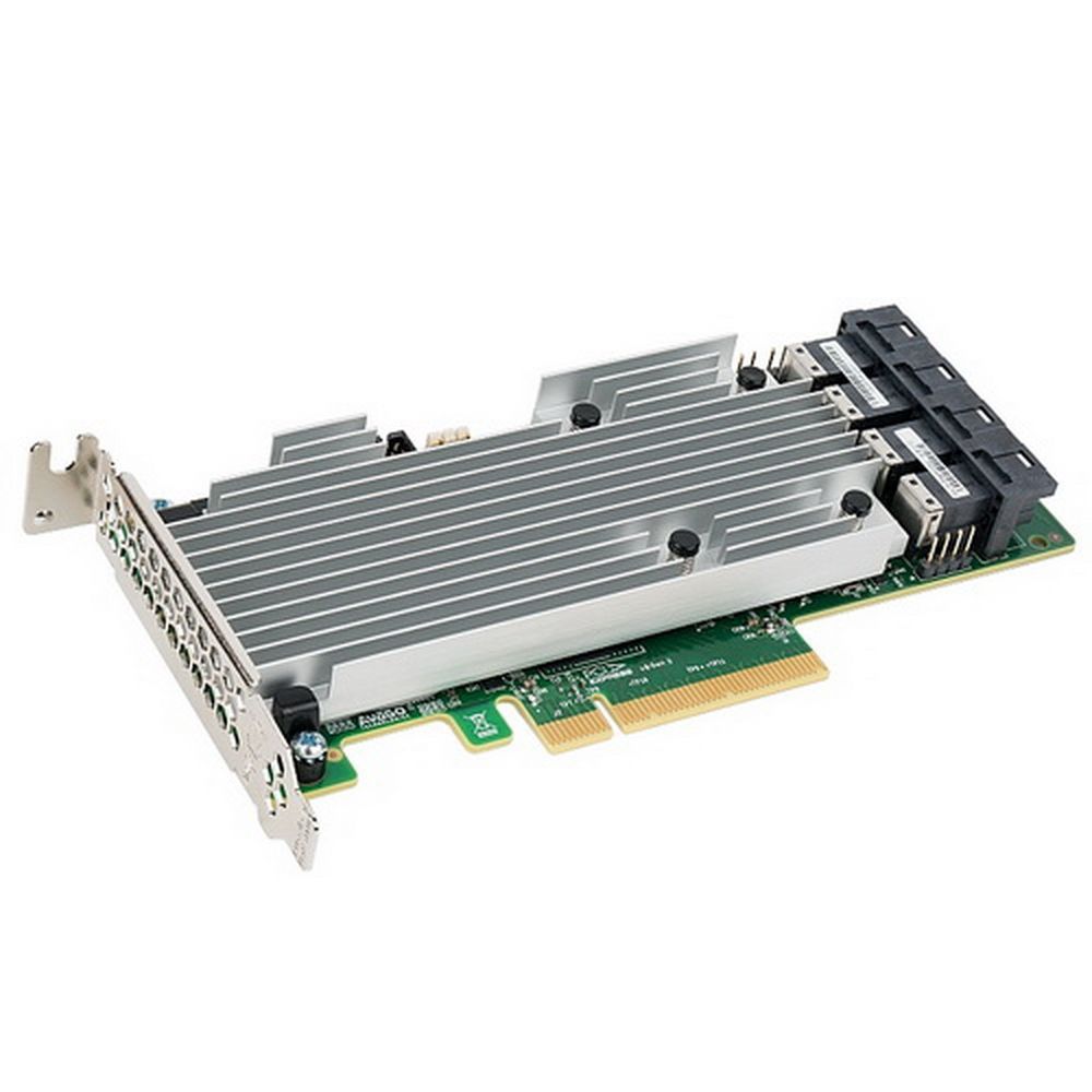 RAID-контроллер Broadcom 9361-16i SGL (05-25708-00  / 03-25708-34004) SAS/SATA 12G, RAID 0,1,5,6,10,50,60, 16port(4*int SFF8643), Cache 2GB, 3316ROC, RTL