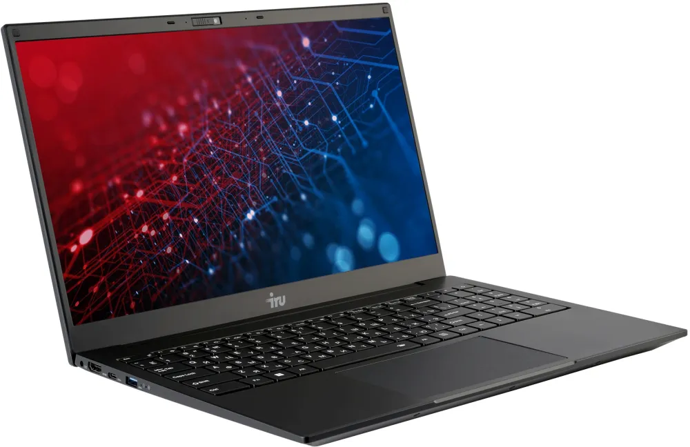 Ноутбук IRU Калибр 15TLI Core i3 1115G4 8Gb SSD256Gb Intel UHD Graphics 15.6" IPS FHD (1920x1080) FreeDOS black WiFi BT Cam 7200mAh (1871663)