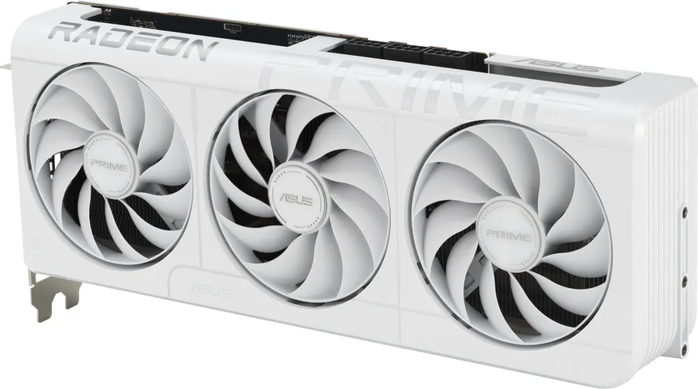 Видеокарта Asus PCI-E 5.0 PRIME-RX9070XT-O16GWHITE AMD Radeon RX 9070XT 16Gb 256bit GDDR6 2460/20000 HDMIx1 DPx3 HDCP Ret