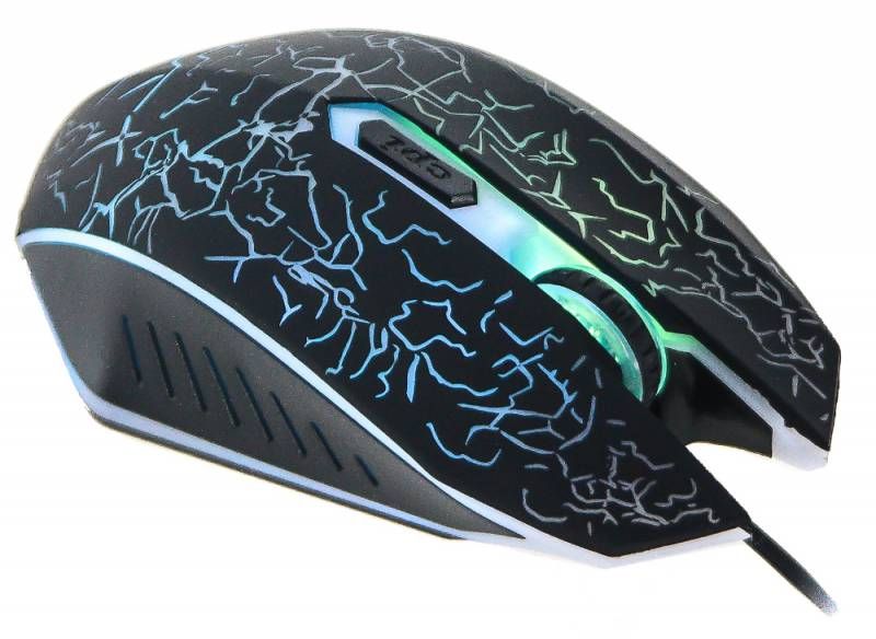 Мышь Оклик 895G HELLFIRE черный оптическая 3200dpi USB 6but (412863)
