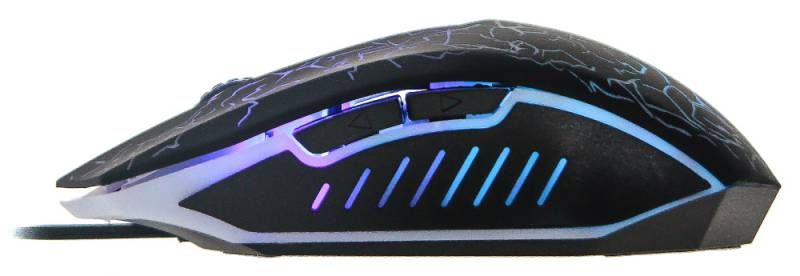Мышь Оклик 895G HELLFIRE черный оптическая 3200dpi USB 6but (412863)