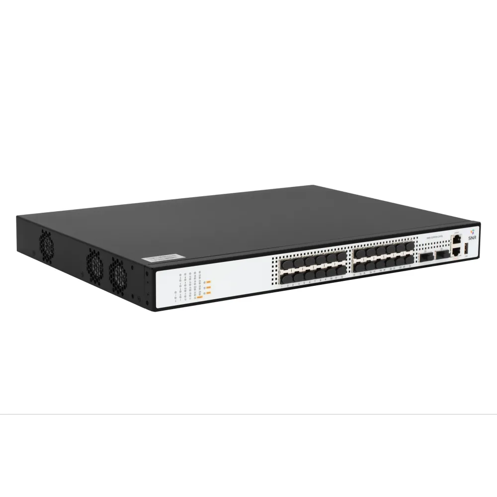 SNR SNR-S2990X-24FQ Управляемый коммутатор уровня 2+, 24 порта 1/10G SFP+, 2 порта 40G QSFP+, встроенный БП ~220V AC, RPS 36-72V DC