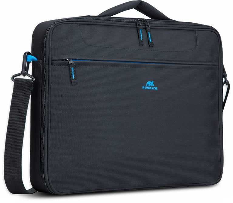 Портфель для ноутбука 16" Riva 8087 черный полиэстер (8087 BLACK)