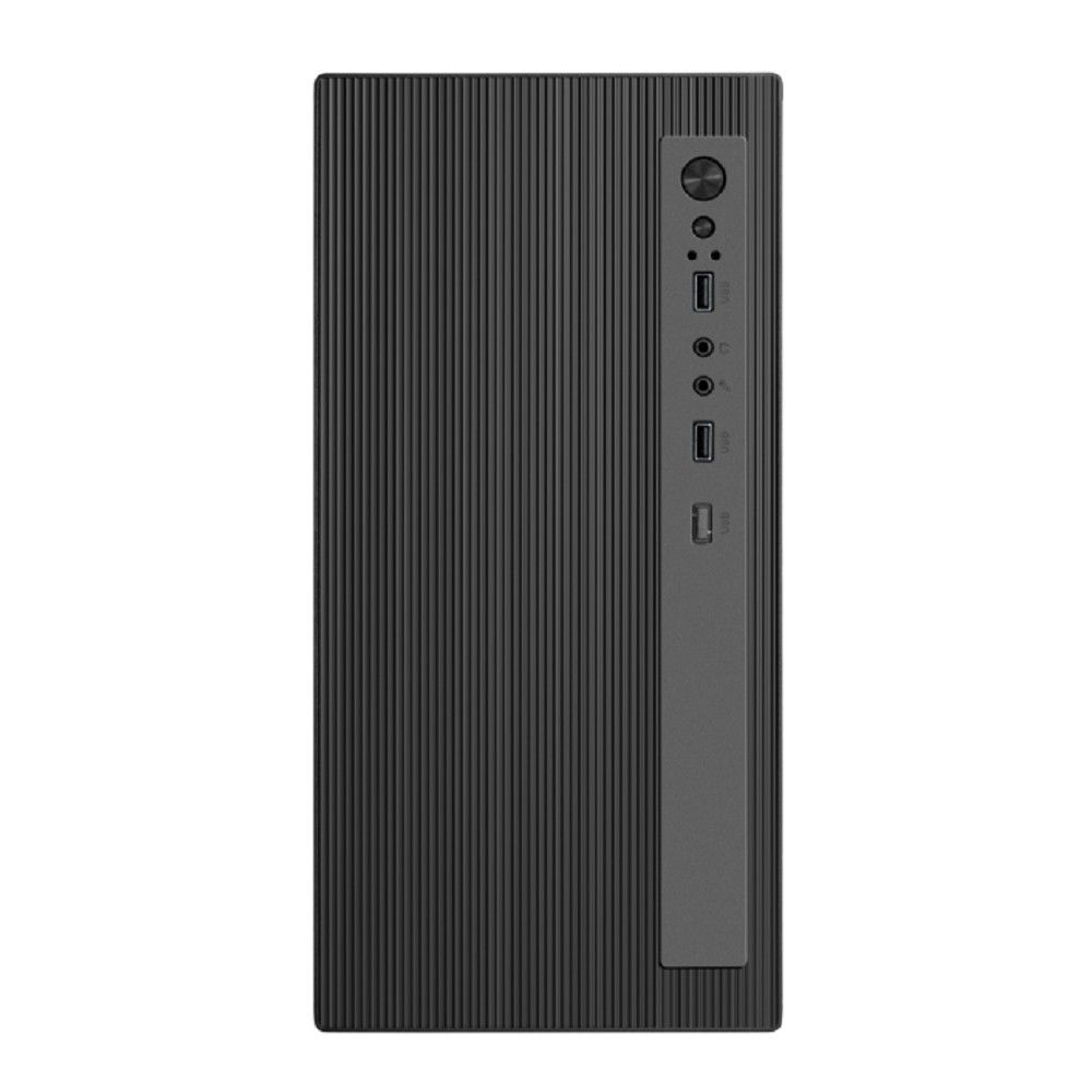 Exegate EX299216RUS Корпус Minitower ExeGate BAA-303M-UNS350 (mATX, БП UNS350 с вент. 12см, 2*USB, HD Audio, черный)