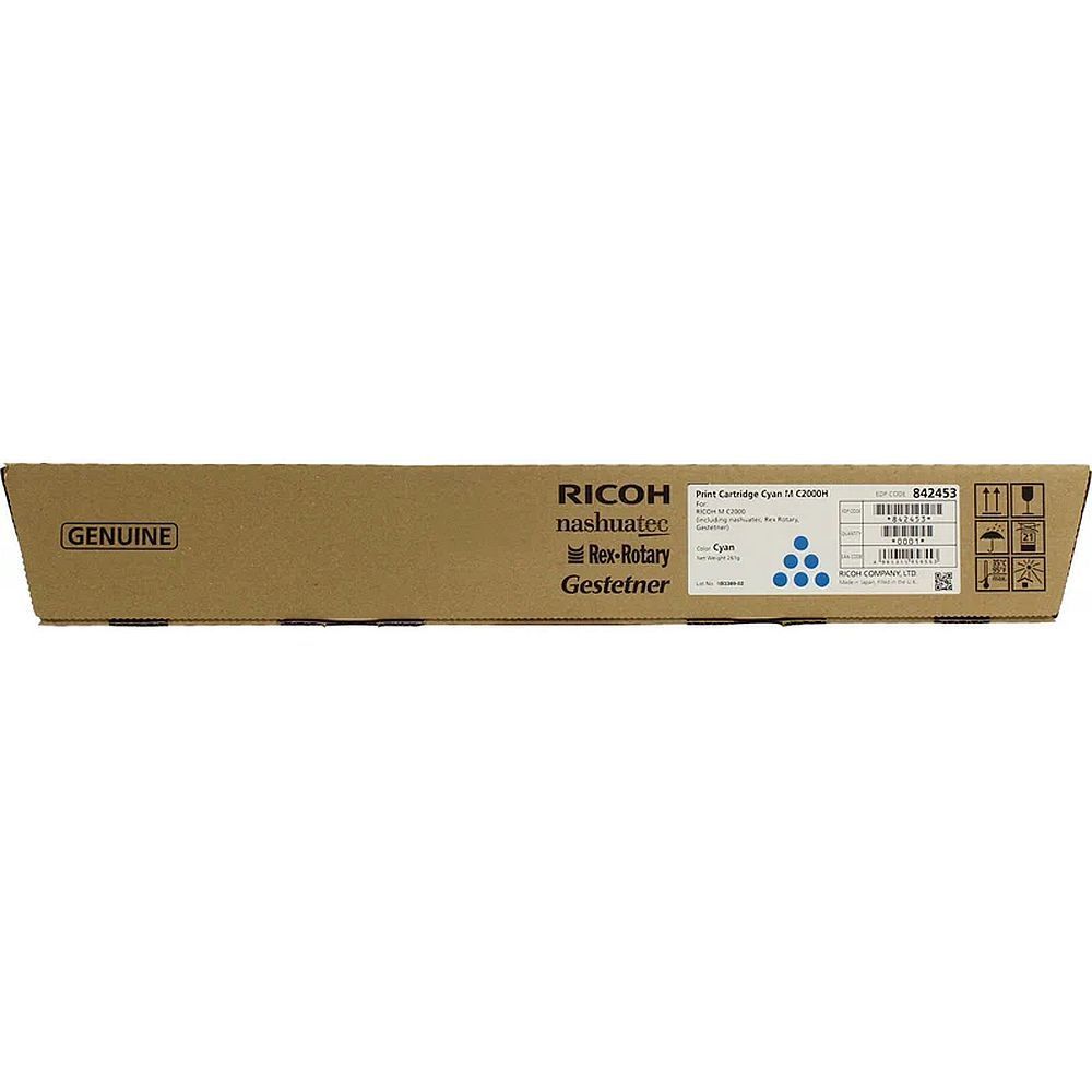 Тонер-картридж Ricoh C2000H тип M голубой (842453) 15K
