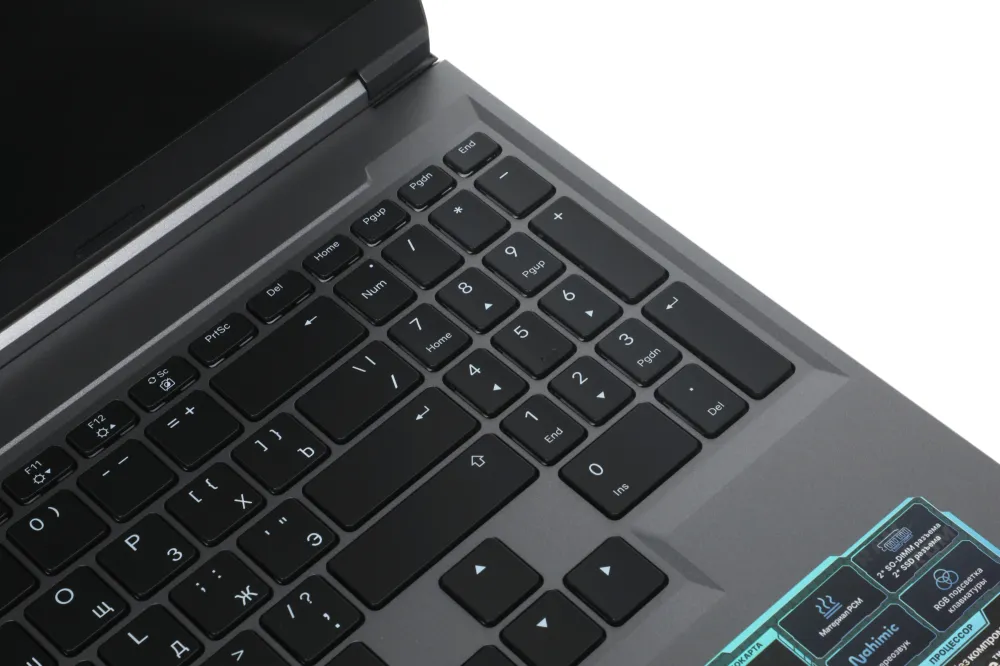 Ноутбук Maibenben X16C-i73757 Core i7 13700HX 16Gb SSD1Tb NVIDIA GeForce RTX 5070 8Gb 16" IPS QHD+ (2560x1600) Windows 11 Home grey WiFi BT Cam 5200mAh (X16C-I737570GERHG4E10)