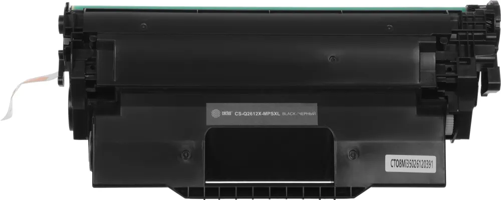 Картридж лазерный Cactus CS-Q2612X-MPSXL Q2612A/Canon FX10/703 черный (8000стр.) для HP LJ 1010/1012/1015/1018/1020/1020Plus/1022/3015/3020/3030/3050/3050Z/3052/3055/M1005MFP/M1319MFP; Canon FAX-L100/L140/L120/L160, imageClass MF4150/4350d/4370dn/D420, Sa
