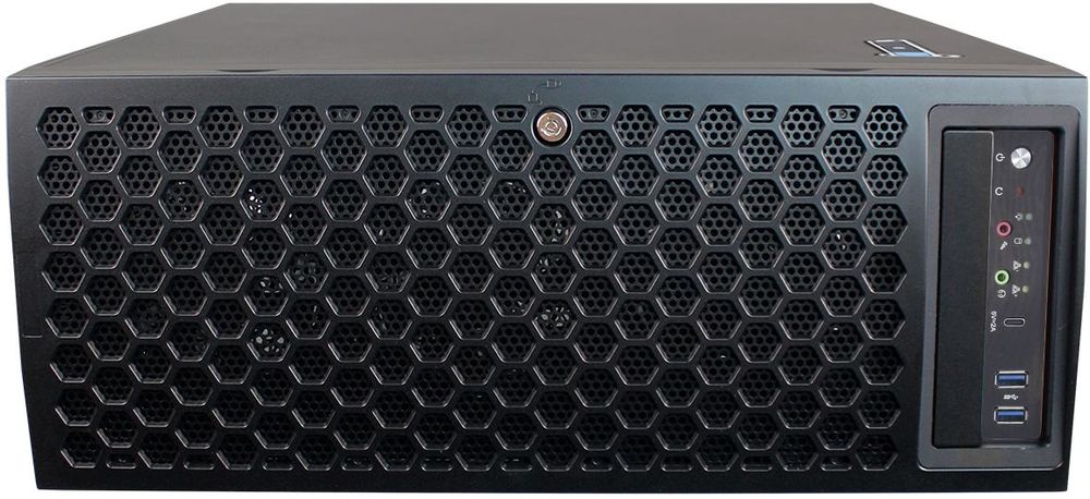 Серверный корпус/ Server case FL-T4U435, 4U/Tower, ATX, w/o psu, (support ATX or CRPS), 1x2,5" ext, 4x3,5" int, 2xUSB 3.0,3x9025mm fan, 8xFH PCIe expansion slots