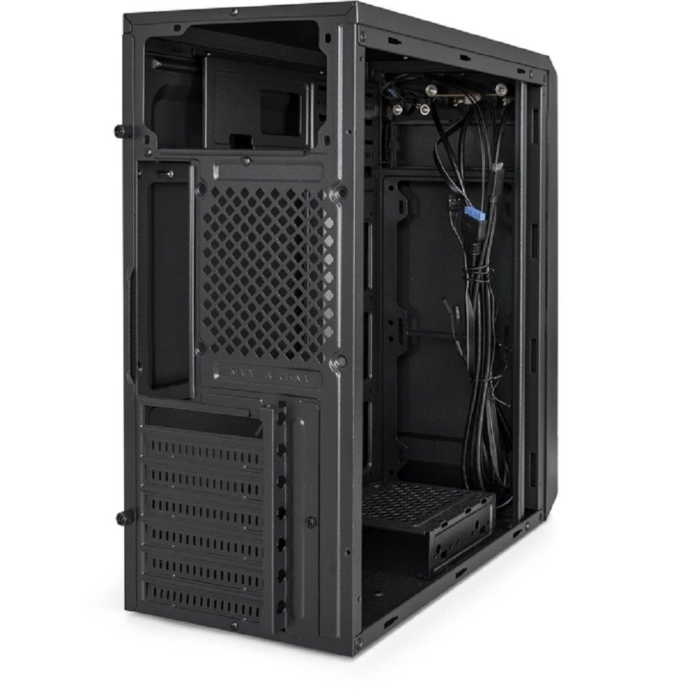 Exegate EX287375RUS Корпус Miditower ExeGate XP-332UC-XP500 (ATX, XP500 с вент. 12см, 2*USB3.0+1*TypeC, аудио, черный)