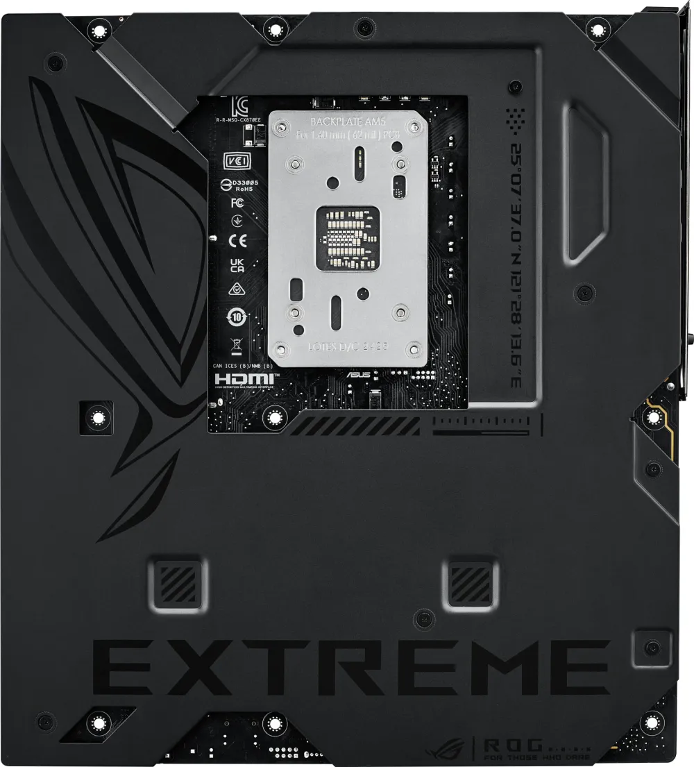 Материнская плата ASUS ROG CROSSHAIR X870E EXTREME, AM5, X870E, 4*DDR5, 4*SATA, 5*M.2, 10*USB 3.2, 2*Type-C, 2*USB4, 6*PCIx16, HDMI, E-ATX; 90MB1LB0-M0EAY0