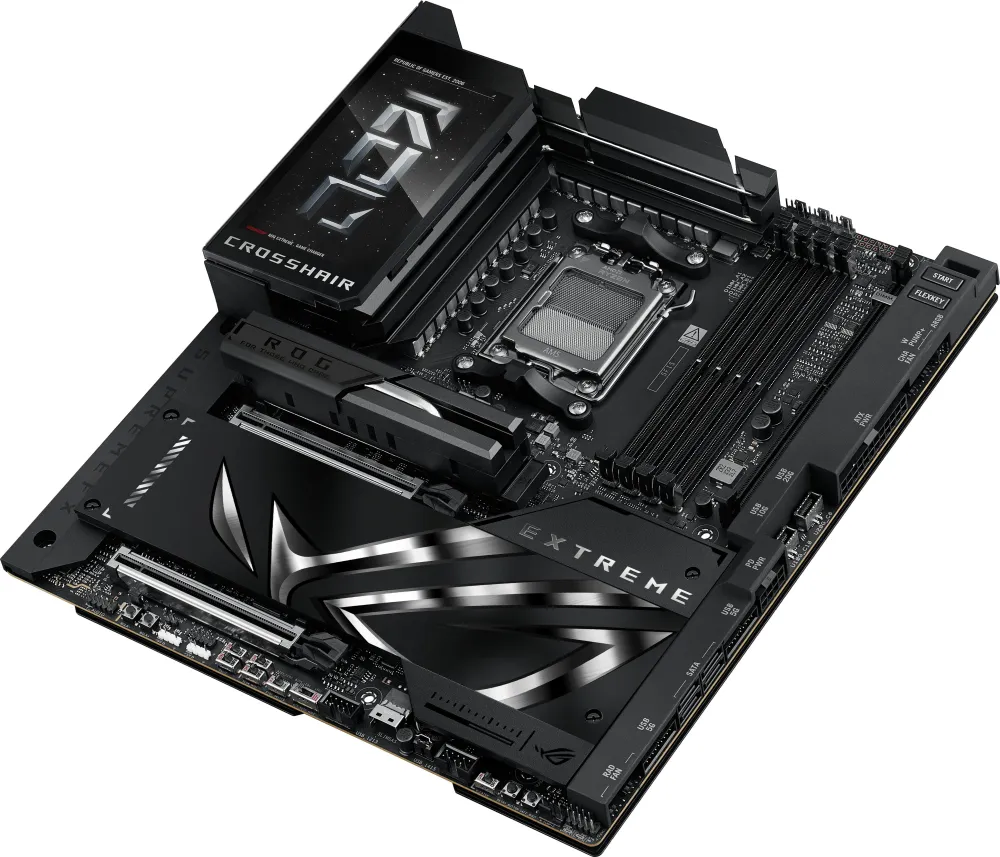 Материнская плата ASUS ROG CROSSHAIR X870E EXTREME, AM5, X870E, 4*DDR5, 4*SATA, 5*M.2, 10*USB 3.2, 2*Type-C, 2*USB4, 6*PCIx16, HDMI, E-ATX; 90MB1LB0-M0EAY0