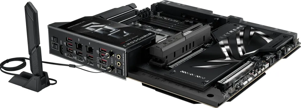 Материнская плата ASUS ROG CROSSHAIR X870E EXTREME, AM5, X870E, 4*DDR5, 4*SATA, 5*M.2, 10*USB 3.2, 2*Type-C, 2*USB4, 6*PCIx16, HDMI, E-ATX; 90MB1LB0-M0EAY0
