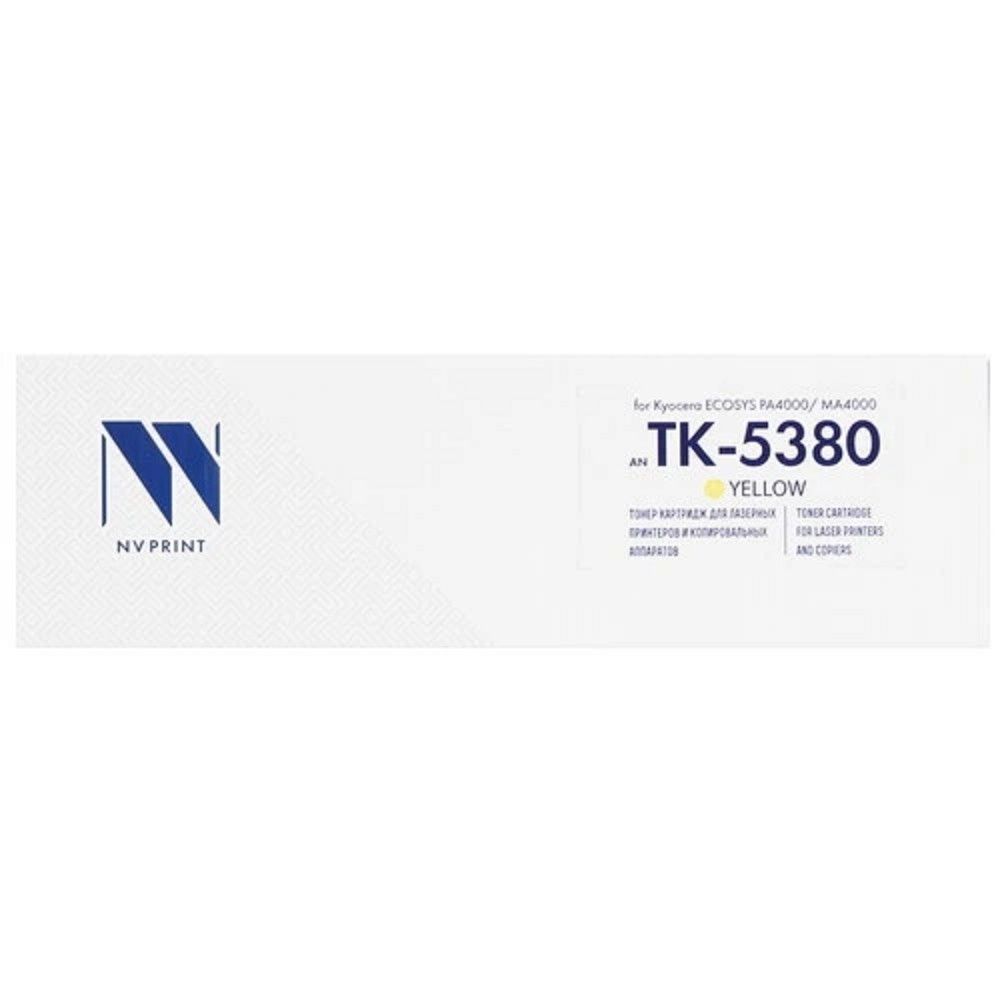 NV Print Картридж NVP совместимый NV-TK-5380 Yellow для Kyocera ECOSYS PA4000/MA4000 (10000k)