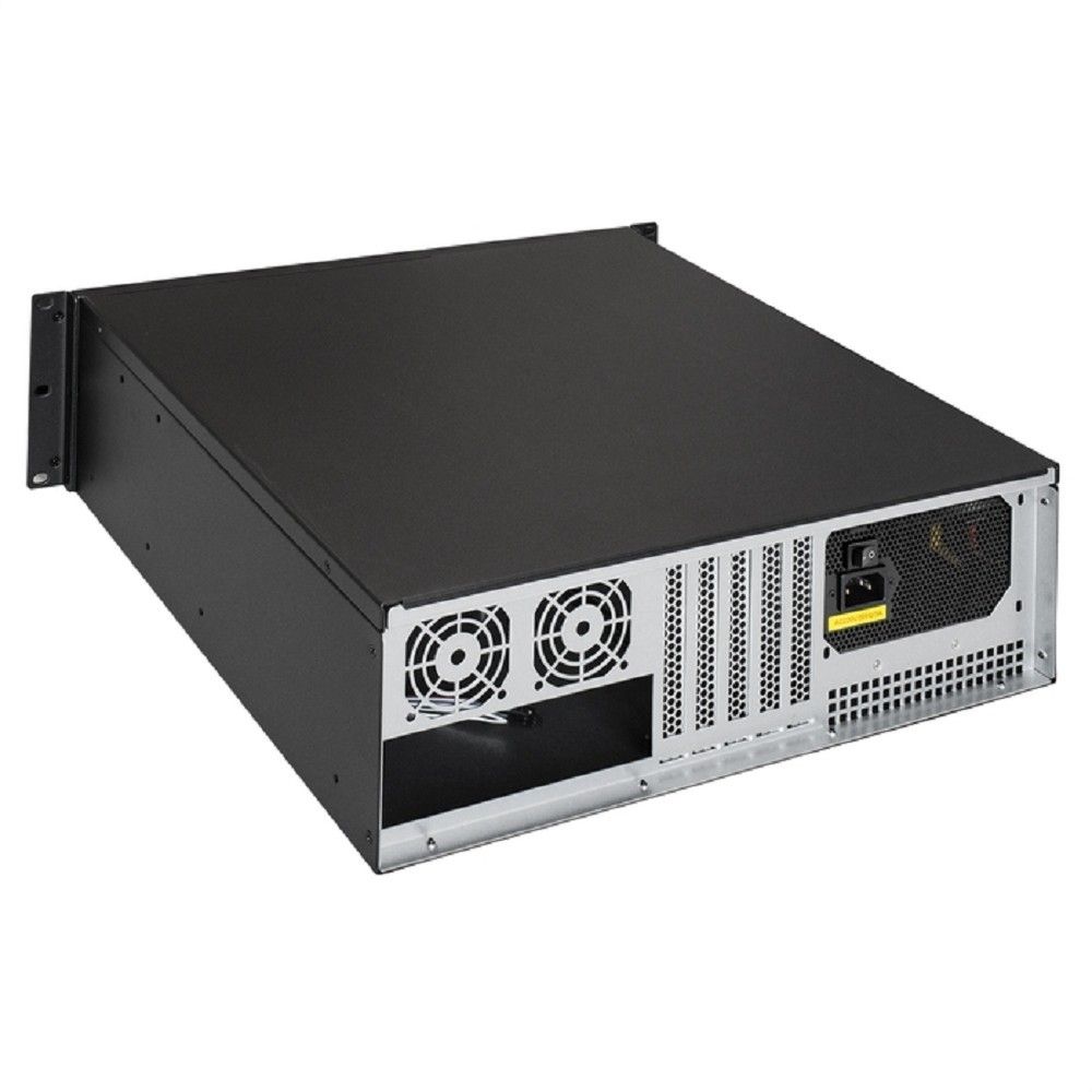 Exegate EX300001RUS Серверный корпус ExeGate Pro 3U390-08 <RM 19", высота 3U, глубина 390, БП 600PAS, USB>