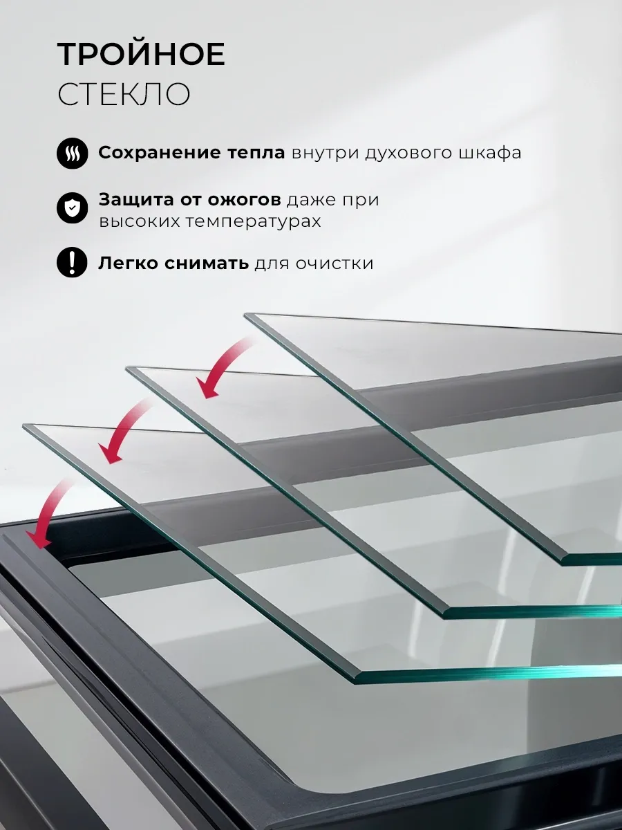 Духовой шкаф Электрический Lex EDM 1001 ONE WH белый