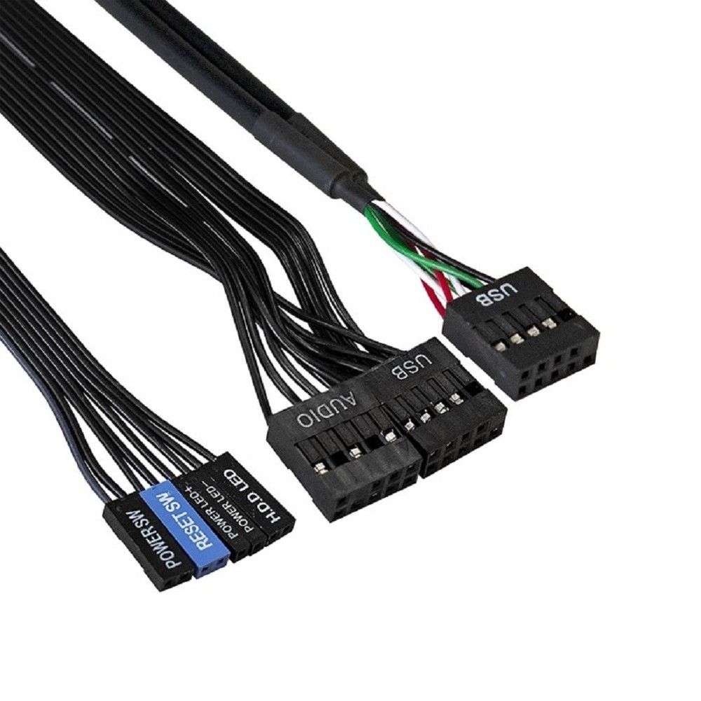 Exegate EX299176RUS Корпус Minitower ExeGate BAA-105-01-UNS450 (mATX, БП UNS450 с вент. 12см, 2*USB, аудио, черный)