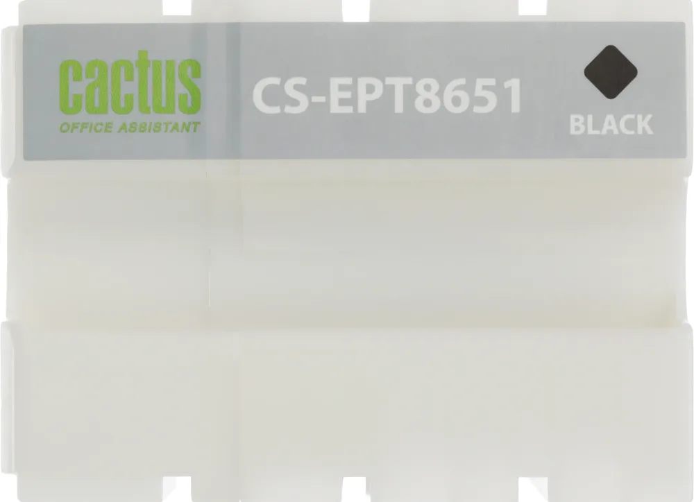 Картридж струйный Cactus CS-EPT8651 T8651 черный пигментный (8000стр.) для Epson WF5190/5690 с чипом