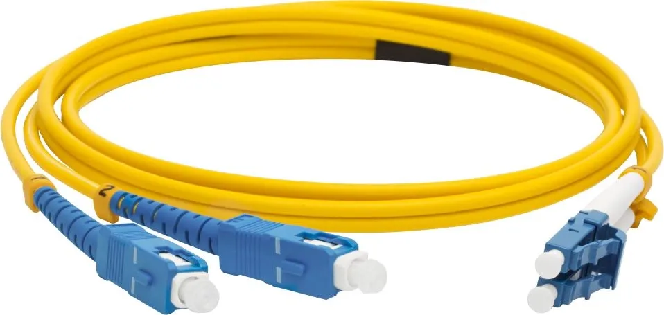Патч-корд Lanmaster LAN-2LC-2SC/SU-15 2xOS2 LC дуплекс-SC дуплекс 15м LSZH оранжевый