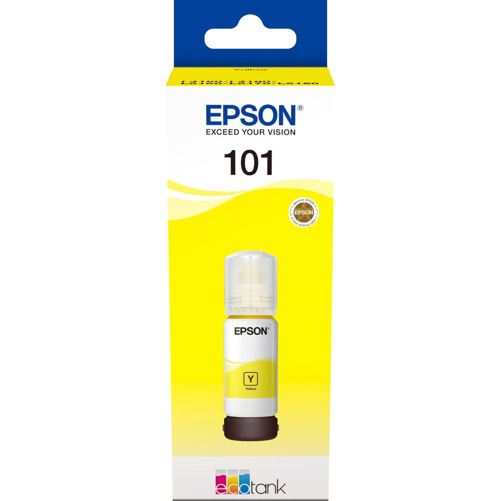 Чернила Epson 101 C13T03V44A желтый 70мл для Epson L4150/L4160/L6160/L6170