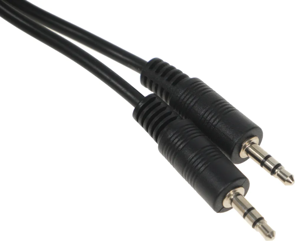 Кабель аудио Ningbo JAAC002-1.5 Jack 3.5 (m)/Jack 3.5 (m) 1.5м. черный