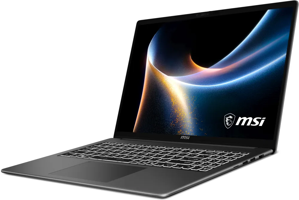 Ноутбук MSI Modern 16S AI+ G3MG-032RU Core Ultra 5 322 16Gb SSD512Gb Intel Arc 16" OLED FHD+ (1920x1200) Windows 11 Pro grey WiFi BT Cam (9S7-26U211-032)