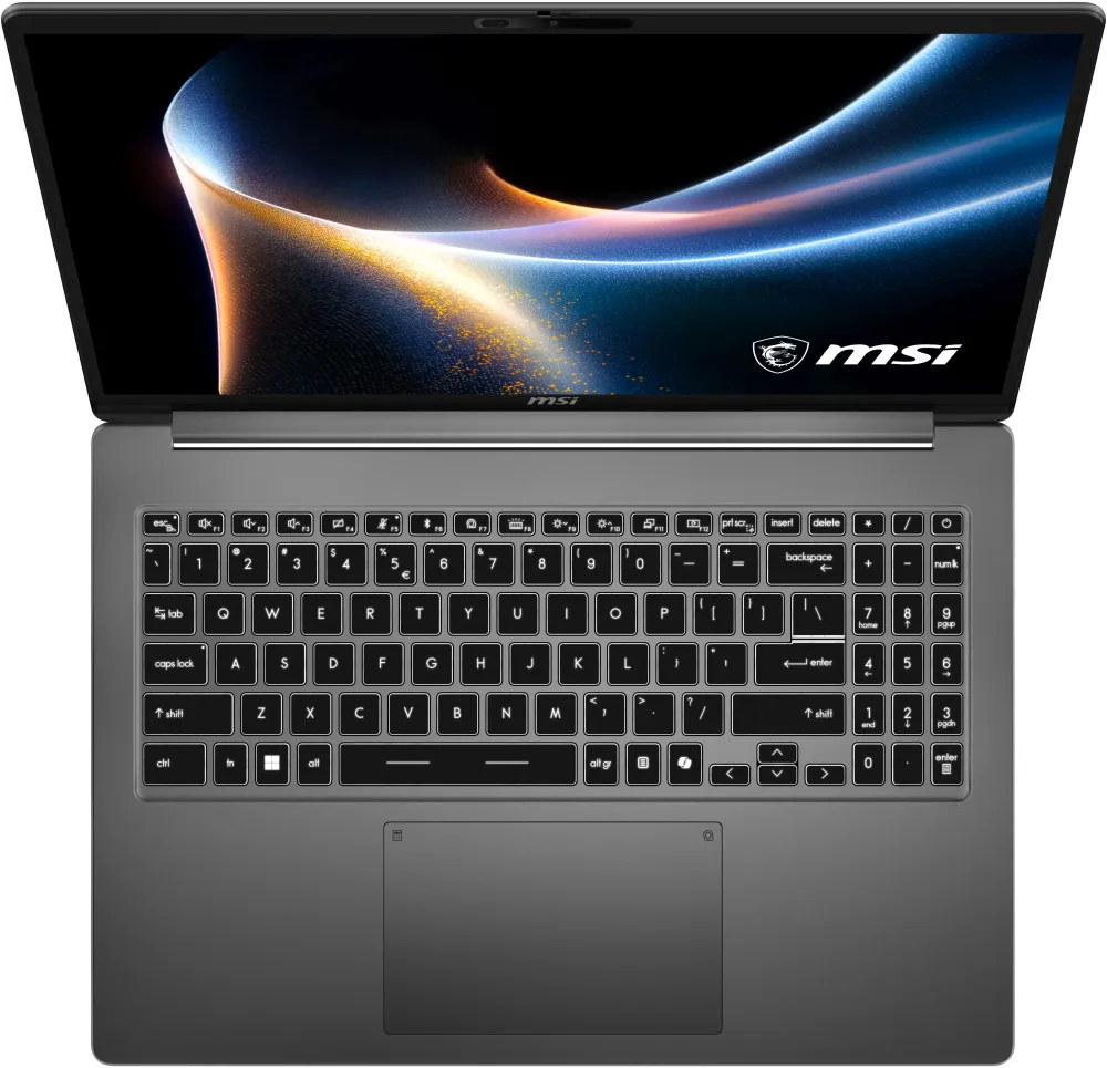 Ноутбук MSI Modern 16S AI+ G3MG-032RU Core Ultra 5 322 16Gb SSD512Gb Intel Arc 16" OLED FHD+ (1920x1200) Windows 11 Pro grey WiFi BT Cam (9S7-26U211-032)