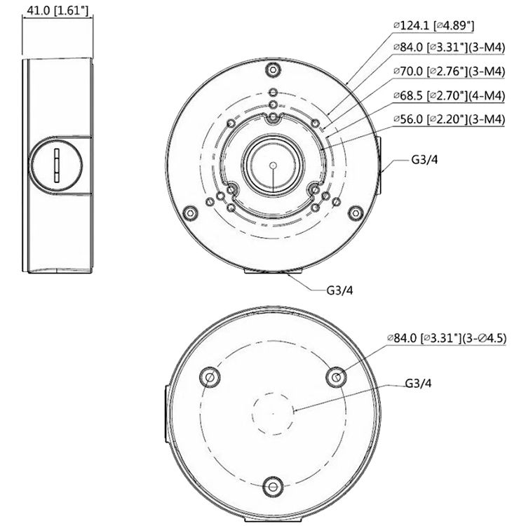Монтажная коробка Dahua DH-PFA130-E